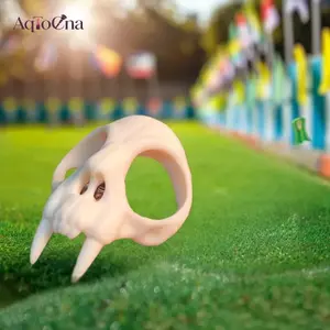 AqToCna Ma Đầu Lâu Tóc Sti Gothic Bộ Xương Kẹp Tóc Nữ Kẹp Tóc Mũ Phụ Kiện Halloween AqToCna