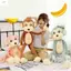 ZENZON Khỉ Đồ Chơi Sang Trọng, PP Cotton Khỉ Khỉ Khỉ Thú Nhồi Bông Búp Bê, Hoạt Hình Lông Tơ Vui Nhộn 40-55cm Khỉ Sang Trọng Trang Trí Phòng Búp Bê