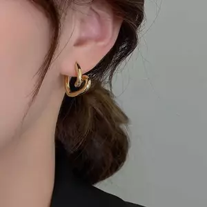AqToCna Thời Trang Hàn Quốc Bất Đối Xứng Bộ Bông Tai Hình Học Ngôi Sao Lo Tình Yêu Thả Bông Tai Nữ 2022 Hợp Thời Trang Món Quà Trang Sức AqToCna