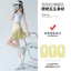 Băng Lụa Tổ Chức Xếp Ly Váy Nữ Mùa Hè Phong Cách Mới Cao Cấp Cổ Tích Tinh Khiết Desire Phong Cách Chữ a Váy Váy