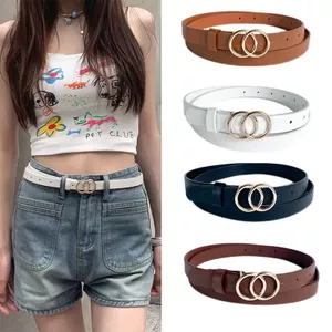 Tất Cả Trận Đấu Đôi G Khóa Thắt Lưng Nữ Phong Cách Nữ Quần Thường Ngày Trang Trí Thắt Lưng Quần Jean Thời Trang Phù Hợp Với 6.7