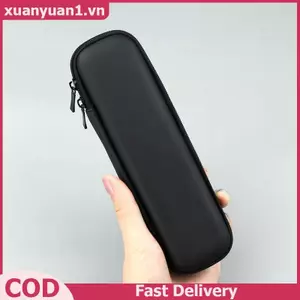 XUAN Nữ Trang Điểm Bàn Chải Ốp Lưng Pure Bla Nhỏ Túi Đựng Mỹ Phẩm Lipsti Bút Sắp Xếp Dụng Cụ Làm Đẹp Hộp Bảo Quản Dây Kéo Dải Dài VN