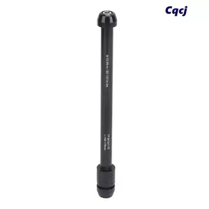 Bộ chuyển đổi trục huấn luyện viên xe đạp CQCJ, M12x1.0 / 1.5 / 1.75 Trục xe đạp hợp kim nhôm, bền bỉ với cờ lê Bộ chuyển đổi trục Thru màu đen Phụ kiện đi xe đạp