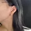 AqToCna Tròn Cubic Nữ Vòng Bông Tai Dainty Nhẹ Mạ Vàng Trang Sức Cho Ngày Của Mẹ Và Hàng Ngày Nhìn AqToCna