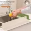 NORDICLLIFE 1 / 2 chiếc Tấm chắn bùn bồn rửa, có cốc hút Bể bơi Tấm vách ngăn nước bằng silicon, Đồ dùng nhà bếp chống dầu đa chức năng Dụng cụ nhà bếp Bồn rửa