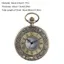 Đồng hồ bỏ túi CATMALLER88, Vòng cổ đồng hồ Steampunk bằng đồng, Phụ kiện thời trang Chữ số La Mã rỗng Flip Pocket Watch Mặt dây chuyền Quà tặng tốt nhất