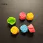 LUImo 10 Cái / lốc 3cm Thiết Kế Hoa Khác Nhau Khuôn Bánh Silicon Sô Cô La Pudding Khuôn Đá Cupcake Dụng Cụ Nướng Bánh DIY Mini Xà Phòng Khuôn SBS