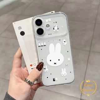 Cho iPhone 17 15 16 13 11 14 12 Pro Max 14 Plus 17 Air Hoạt Hình Dễ Thương Thỏ Corning Case