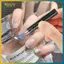 BVY 5 Cánh Hoa Bút Chấm Móng Tay, Dụng Cụ Thiết Kế Hoa Một Thì, Dụng Cụ Chấm Tay Cầm Acrylic Cho Nghệ Thuật Làm Móng Tay Tự Làm, Vẽ Móng Tay Dễ Dàng.
