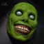 HL Smile Exorcist Halloween Ma Mặt nạ Lễ hội Thanh hóa trang Ngôi nhà ma ám Mặt nạ kinh dị Vai trò Chơi Mặt cười Mặt trắng Mặt nạ mắt trắng LMWU
