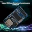 Apill Mô-đun USB apill U Disk với cổng song song 8 bit và nối tiếp không đồng bộ Chất lượng tuyệt vời dành cho những người có sở thích điện tử truyền dữ liệu nhanh
