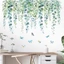 {WELV}Butterfly Floral Wall Sticker 2 pcs Set for Living Room For Bedroom Office Decor