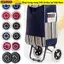 WOODNEST 2 Bánh Xe Lốp, EVA Linh Hoạt Shoppin Xe Đẩy Bánh Xe, Di Động 6.3Inch Chống Trượt Thay Thế Xe Lăn Bánh Phụ Kiện Hành Lý