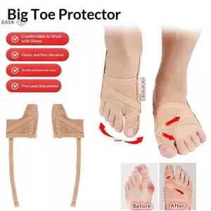 Có thể điều chỉnh Hallux Valgus Tay áo Spacer Separator Toe Corrector Vải Bunion Corrector Thể thao thoáng khí Bunion Sos Chạy bộ