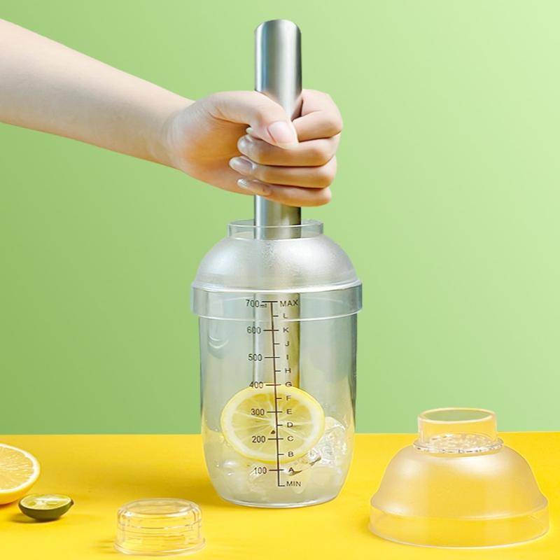 ECK 3 / 5 / 7 Chiếc Cotail Shaker Bộ Cotail Shaker Và Đo Jigger Bộ Đồ Uống Hỗn Hợp Tay Lắc Dụng Cụ Để Pha Chế Và Thanh Gia Đình HOT