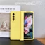 Có Kết Nối Bản Lề Combo 3 Trong 1 Ốp Lưng Điện Thoại Samsung Galaxy Z Fold 7 6 4 3 5 Macron Màu Bìa Cứng