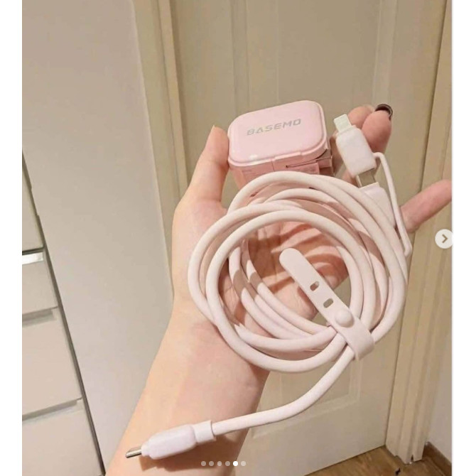 SẠC NHANH BASEMO 2 IN 1 30W 3 MÀU
