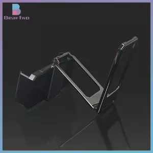 < beartwo > Xoay 360 Chân Đế Có Thể Gập Lại Ba Kẹp Giá Đỡ Nhẫn Điện Thoại Đa Góc Di Động Bàn Kim Loại Ngón Tay Kistand Có Thể Điều Chỉnh Mới