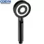 <cosyh>Shower Head Replacement Water Saving Nozzle 1 Pc ABS Accessories Black