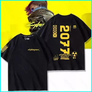 SY3 Cyberpunk Edgerunners 2077 Áo thun mùa hè Anime Tay Ngắn Top YS3