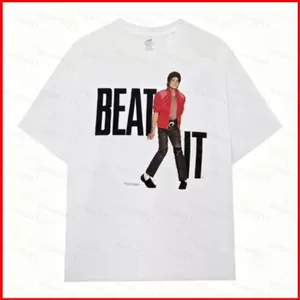 GC1 Michael Jackson 220g áo thun cotton dày GD G-DRAGON BAET IT in hình áo thun ngắn tay GC1