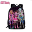 Monster High in họa tiết sinh viên ba lô thời trang giảm căng thẳng dung lượng lớn