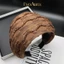 Old Money Style 9cm Ultra-Wide-Biền Đầu Nữ Bao Tóc Trắng Mũ Bao Tóc Đường May