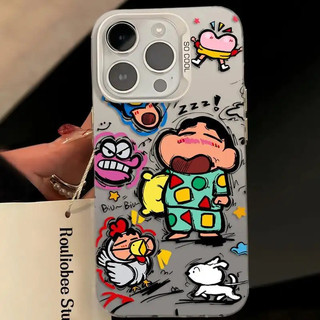 Ốp lưng Shin-chan, chống sốc phong cách hoạt hình dễ thương  thích iPhone 17/16/15/14/13/12/11