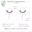 1 Đôi Bông Tai Thiết Kế Trái Tim Gai Phong Cách Gothic Retro, Bông Tai Hình Trái Tim Có Gai, Bông Tai Trung Lập Quà Tặng Tiệc Ngày Lễ