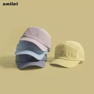 Mũ chống nắng SMILE, Mũ bóng chày có thể điều chỉnh khô nhanh, Chống tia cực tím thời trang Mũ mỏ vịt thoáng khí dành cho nữ