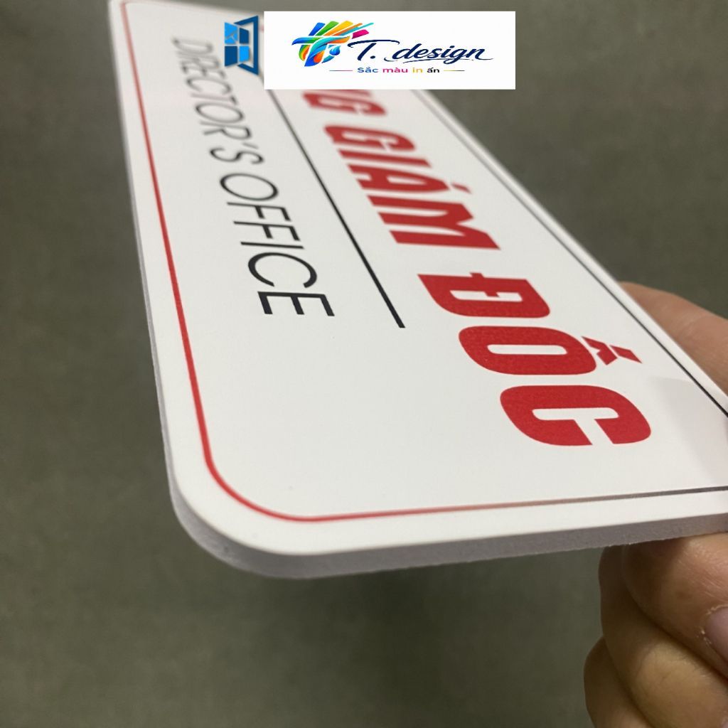 Biển Văn Phòng, Biển Giám Đốc, Phòng Kinh Doanh, Thiết Kế Biển Công Ty Đặc Biệt Theo Yêu Cầu
