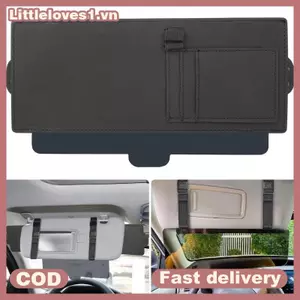 Littleloves1 Tấm Che Nắng Ô Tô Nối Dài Tấm Che Nắng Kẹp Có Khe Cắm Thẻ Bút Cho SUV Giải Pháp Sắp Xếp Tiện Lợi VN