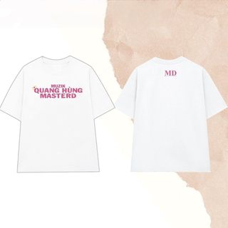 áo thun bé gái Áo Thun Oversize In Tên Quang Hùng MasterD Muzik ! Cotton 100% 260GSM Dày Co Dãn 2 Chiều áo thun cho bé