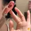 Bông tai nơ Zircon bạc dễ thương và tối giản dành cho nữ Thời trang hàng ngày Thiết yếu mới