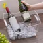 Bồn nước giải khát trong suốt Thùng đá PET cho các bữa tiệc Thanh đựng chai rượu Bảo quản rộng rãi cho nhiều chai