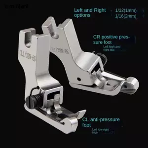 SMILE Hemmer Ép Chân, Áo Sơ Mi Bấm Cổ Bấm Cạnh Topstitch Trái Phải Bù Chân Ép, Phụ Kiện May Cao Cấp Tất Cả Thép Bấm Chân