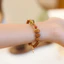 Vòng tay Cock Shore Ban đầu King Kong Bodhi Vòng tay Đá ô liu Citrine Mã não Pha lê Vòng tay đôi26052601