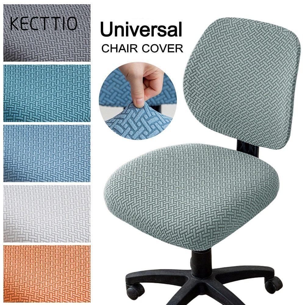 KECTTIO 2 Cái / bộ Vỏ Ghế Văn Phòng Chia, Co Giãn ​Thoáng khí​ Vỏ bọc ghế bành Jacquard, Vỏ bọc ghế xoay nâng chống bẩn có thể tháo rời thời trang cho gia đình & văn phòng