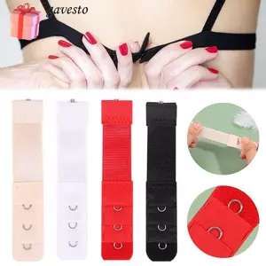 GAVESTO 1 / 8 Chiếc Áo Ngực Mở Rộng Khóa, Phụ Kiện Đồ Lót Nylon Khóa Áo Ngực Mở Rộng, Có Thể Điều Chỉnh 1 Hàng 3 Móc Thắt Lưng Khóa Dây Đeo Móc Mở Rộng Nữ
