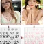 Nhãn dán hình xăm thay đổi nhiệt độ - Trang trí nghệ thuật tạm thời cho bữa tiệc - Đề can tự dính Cat Element - Nhãn dán cơ thể chuyển nước - Phụ kiện trang điểm / Giao hàng miễn phí