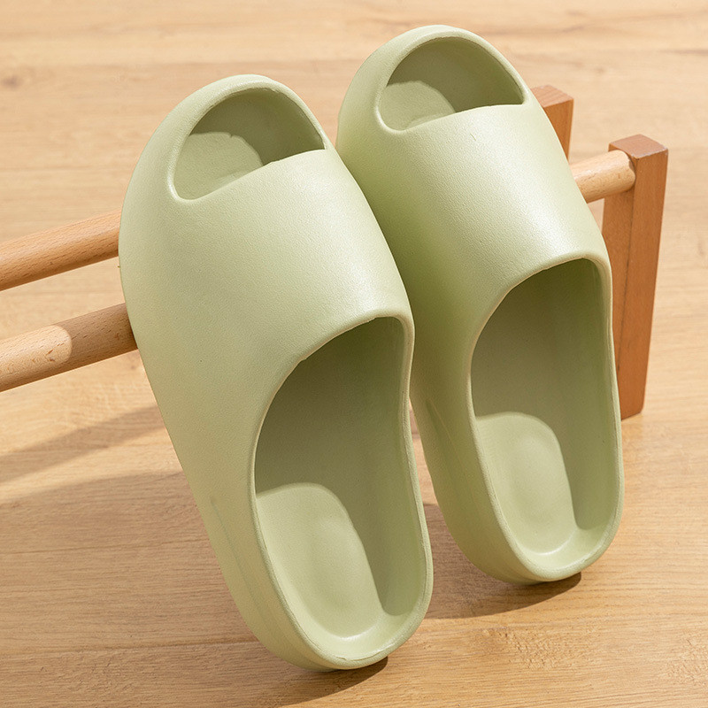 Dép Dừa EVA Chống Trơn Trượt Bước Vào Shit Feel Mùa Hè Thoáng Khí Flip-Flops Dày Đế Đôi Mặc Bên Ngoài yeezy Sandal Nam Nữ