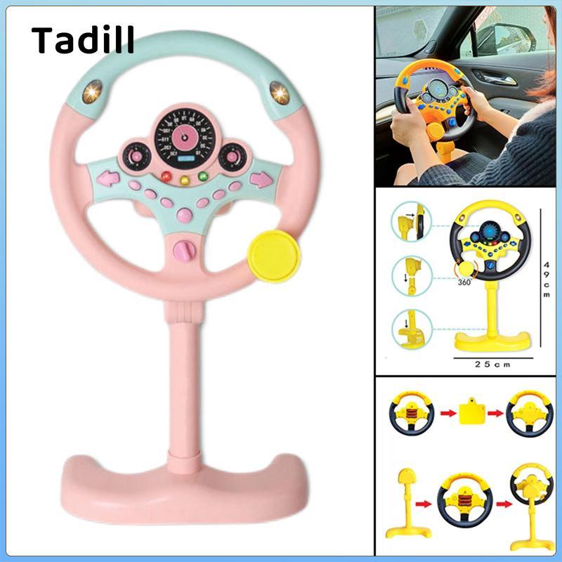 Đồ chơi vô lăng mô phỏng đa chức năng với nhạc nhẹ Đồ chơi điện tương tác Bộ điều khiển lái xe