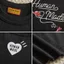 Hàng sẵn có Vintage Series HU MAN denim ngỗng in chữ ngắn tay mềm mại cổ tròn cao cấp Áo thun Unisex Bán chạy
