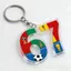 2026 Bóng Đá World Cup 67 Móc Khóa Mỗi Acrylic 2D Ba Lô Đồ Trang Trí Hercules Cốc Treo Quà Tặng 5.29