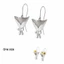 PYCOU DIY Bó Hoa Mặt Dây Chuyền Bông Tai, Trang Sức DIY Trang Sức Hoa Có Thể Chèn Bông Tai, Thời Trang Hàng Ngày Mặc Hoa Thả Bông Tai Nữ