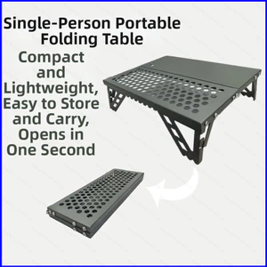 Bàn gấp chiến thuật di động SQ3 Bàn cắm trại bằng nhôm nhỏ gọn nhẹ Sử dụng thể thao ngoài trời QS3