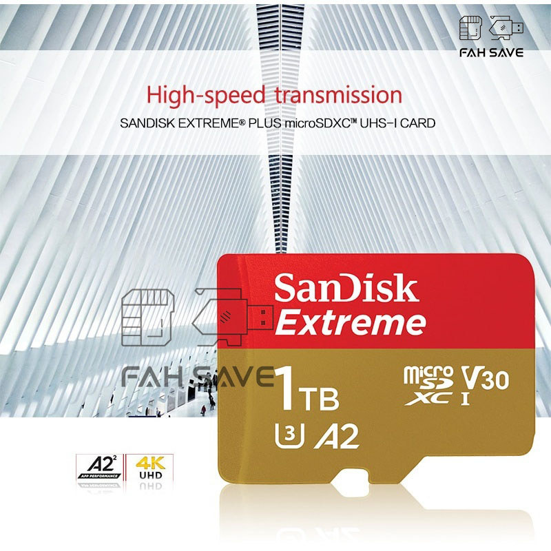 Thẻ Nhớ MicroSDXC SanDisk Extreme V30 A2 64GB - 128GB - 256GB - 512GB - 1 TB