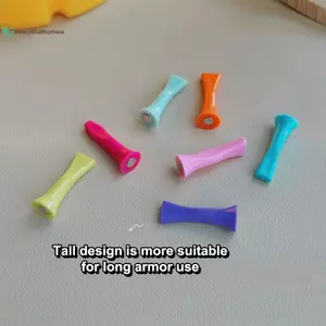 BeautifulHomeA 1 Bộ Kẹo Nhựa Từ Tính Giữ Móng Tay Thực Hành Hiển Thị Đứng Sơn Móng Tay Hiển Thị Kệ Nail Art Tool VN
