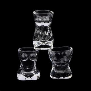 [Firefly] 1 Cốc Bia Độc Đáo Mới Ngộ nghĩnh Nam Nữ Hình Cơ Thể Trong Suốt Thanh Thủy Tinh Drinkware Cotail Cốc Cà Phê Nước ép Trà [VN]