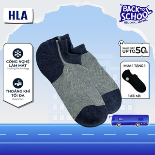 Vớ Nam HLA Cổ Ngắn Sọc – Phong Cách Năng Động, Thoải Mái Tối Ưu